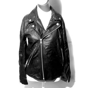 ABERCROMBIE & FITCH FAUX LEATHER JACKET SIZE XS NWT $140.00